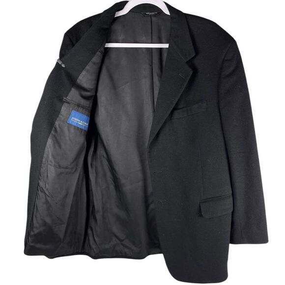 Joseph & Lyman Black 100% Cashmere Single Breasted Sport Coat Blazer Men’s 40R - Picture 2 of 9